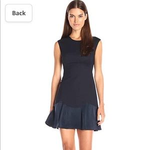 Rebecca Taylor $325 Stacy Fit-&-Flare Flounce Dress
